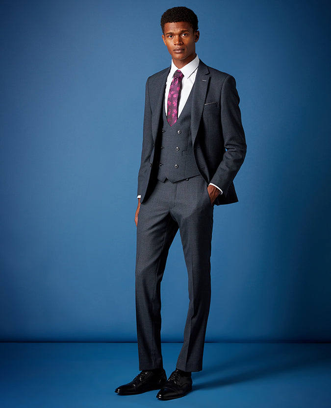 Tapered Fit Wool-Rich Mix and Match Suit