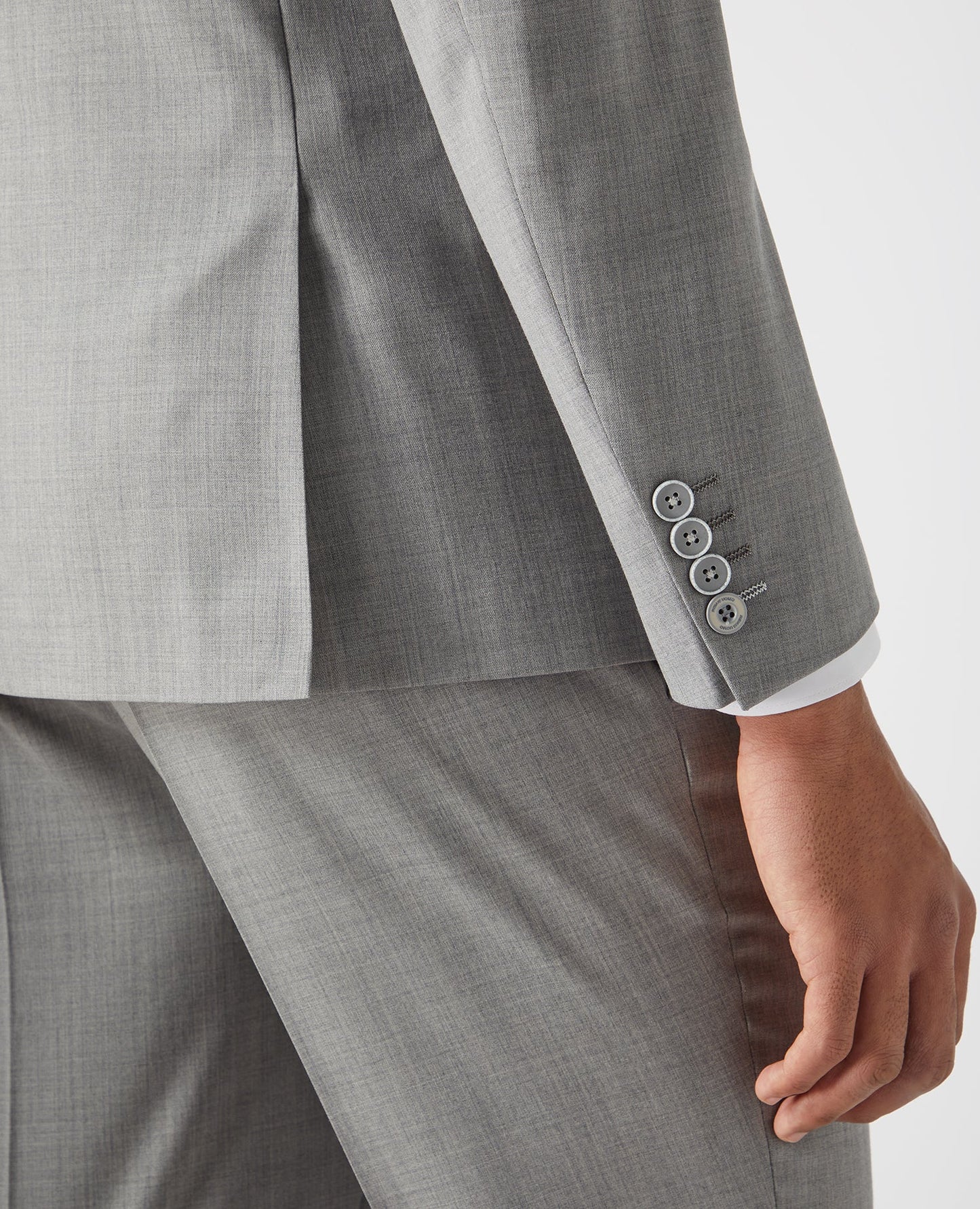 Man wearing a grey Slim Fit Mix and Match Suit