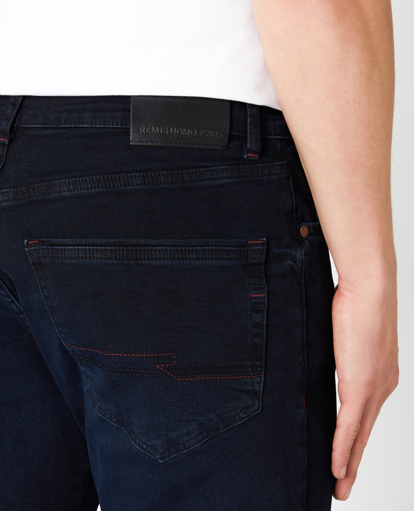 Straight Leg Cotton Stretch Jeans
