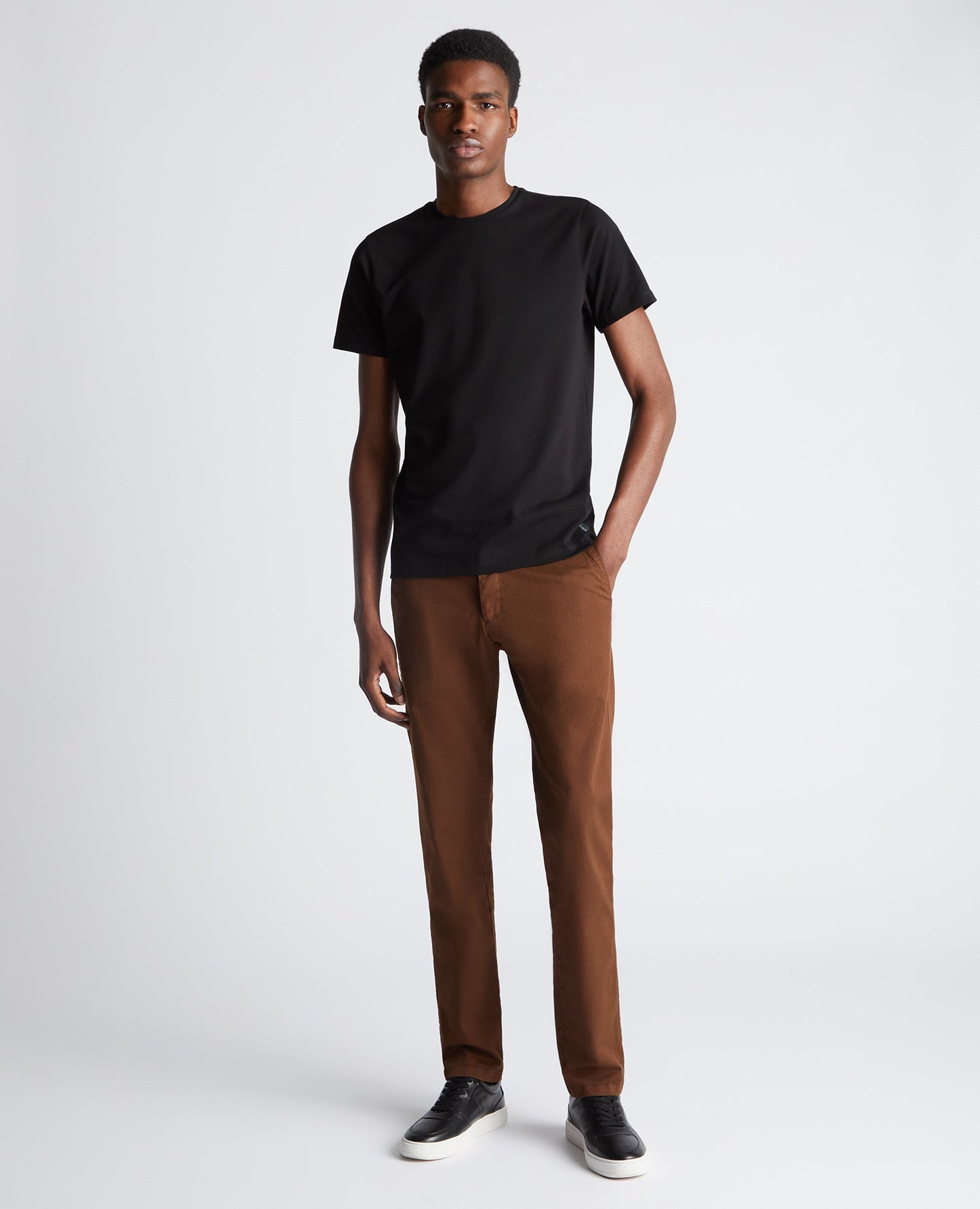 Slim Leg Cotton-Stretch Chino