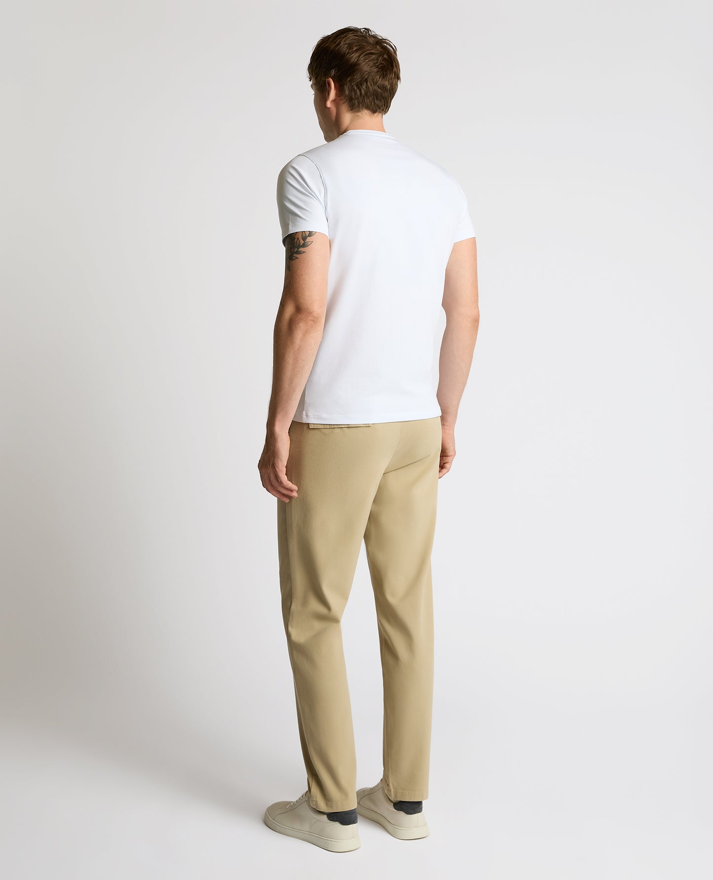 Straight Leg Cotton-Stretch Riley Chinos