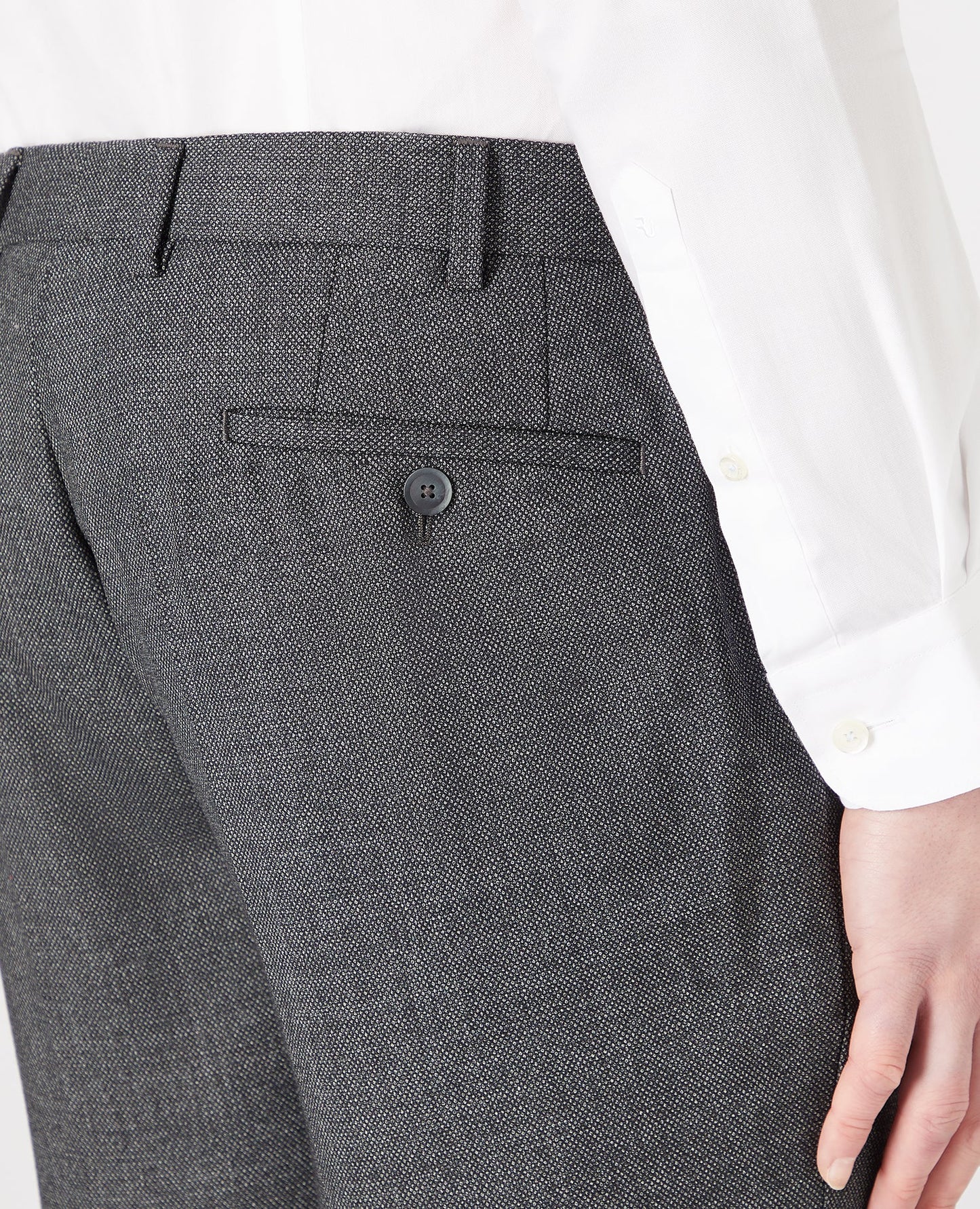 Man wearing a grey Mix and match suit trouser