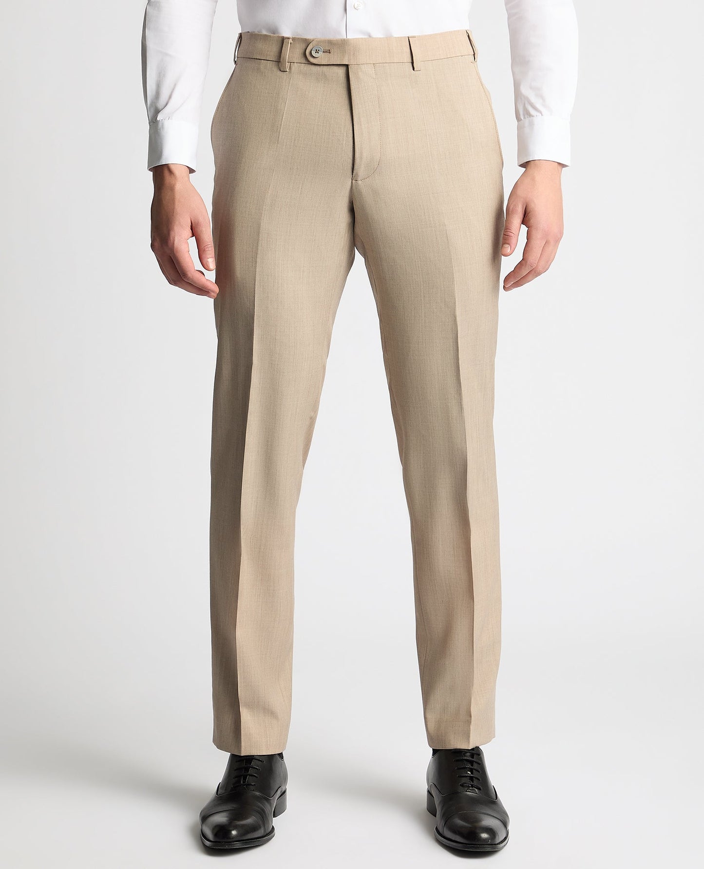 Tapered fit wool-stretch mix and match suit trouser