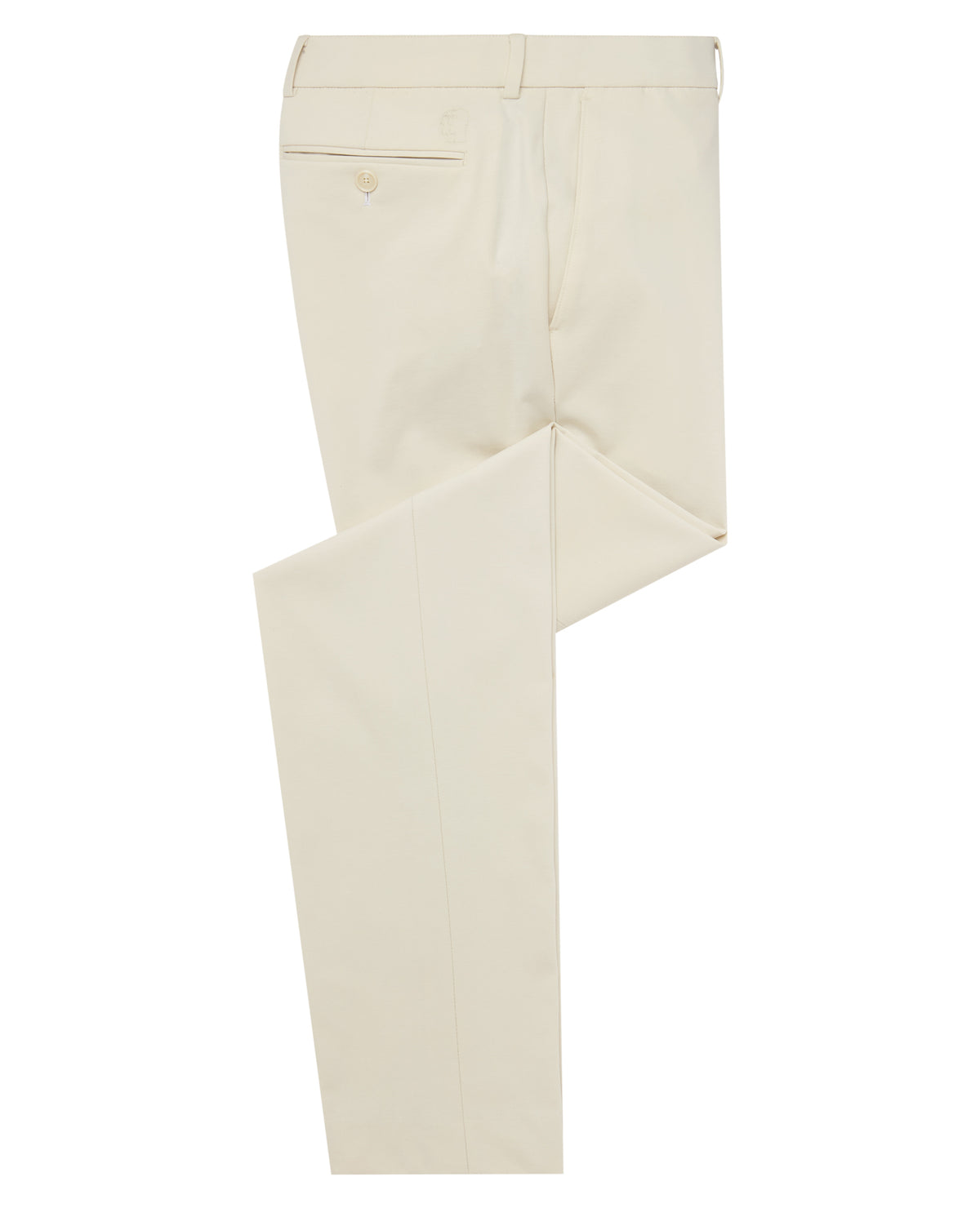 Man wearing a sand Slim Leg Stretch Trousers