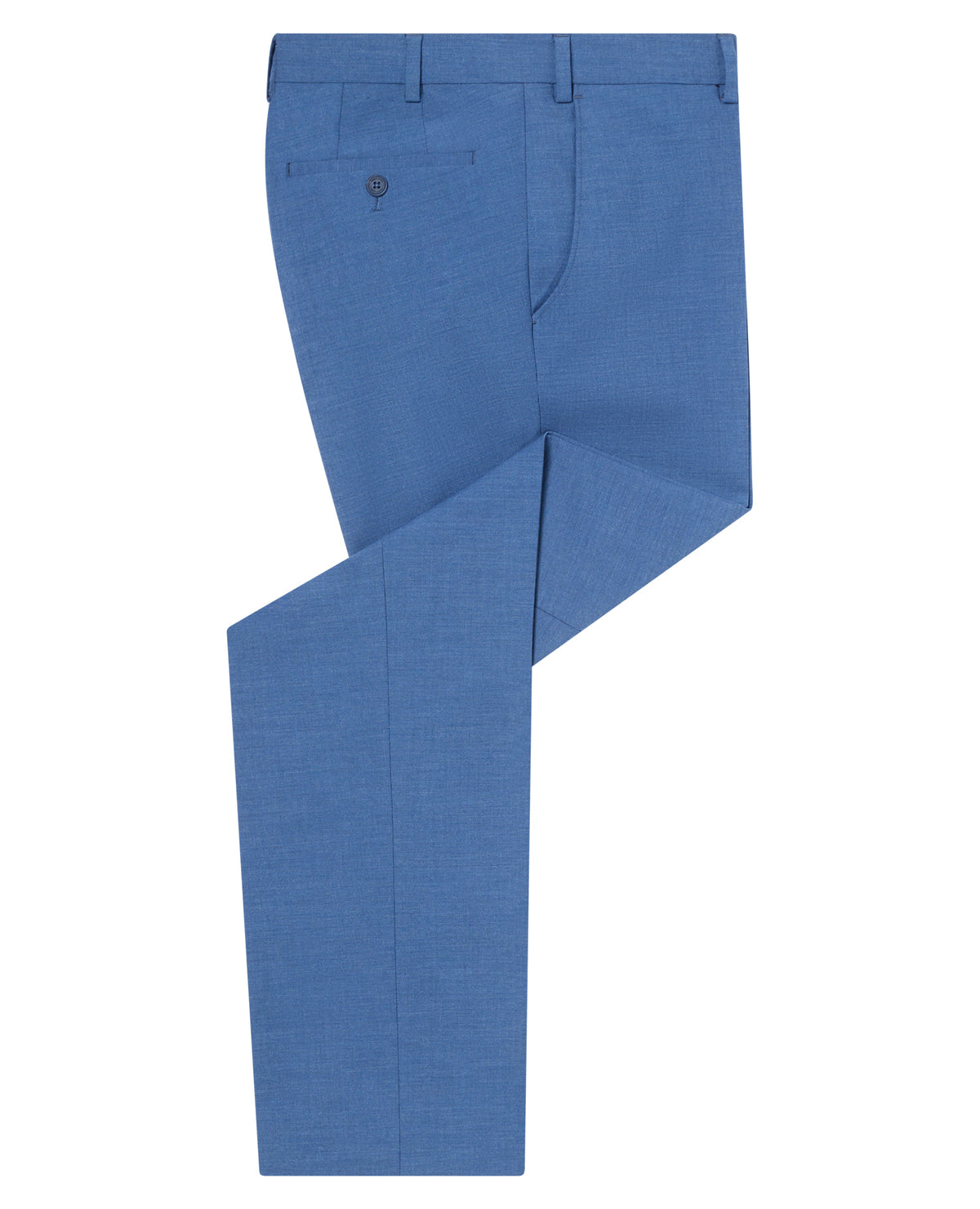 Man wearing a blue trouser