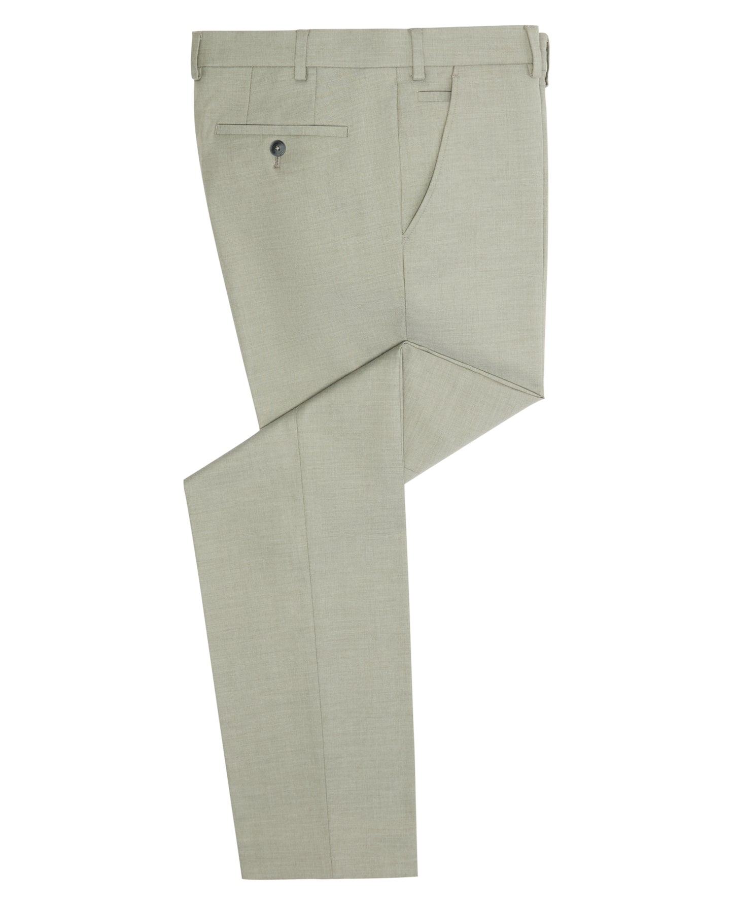 Slim leg polyviscose formal trousers