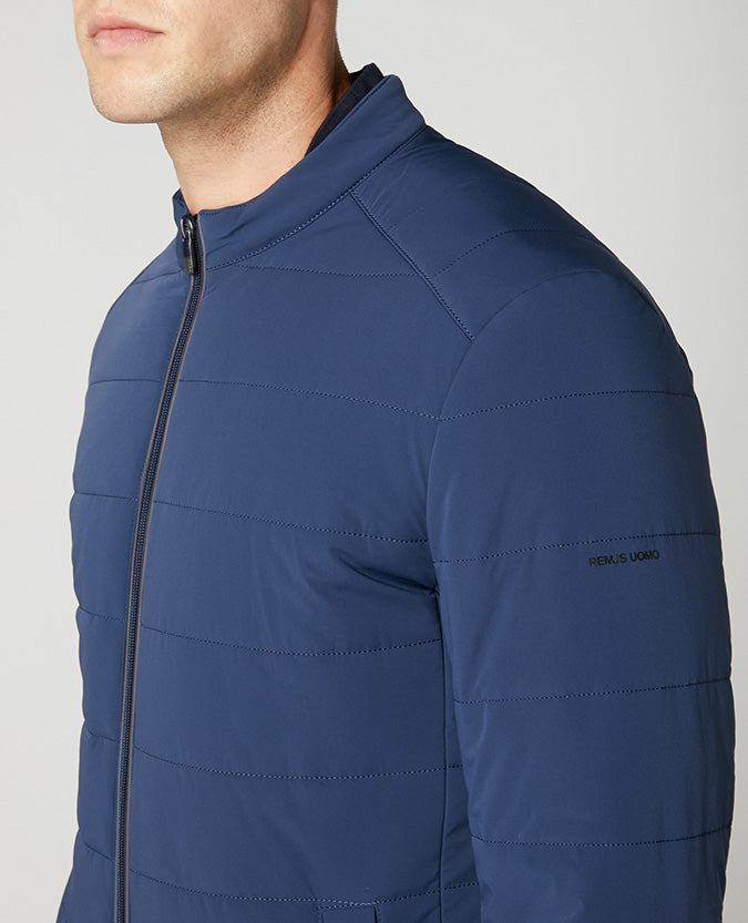 Slim Fit Quilted Casual Coat