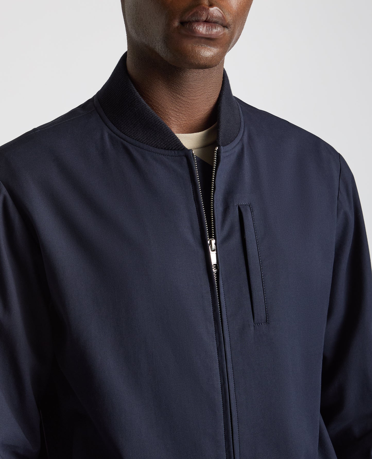 Regular Fit Showerproof Bomber Jacket