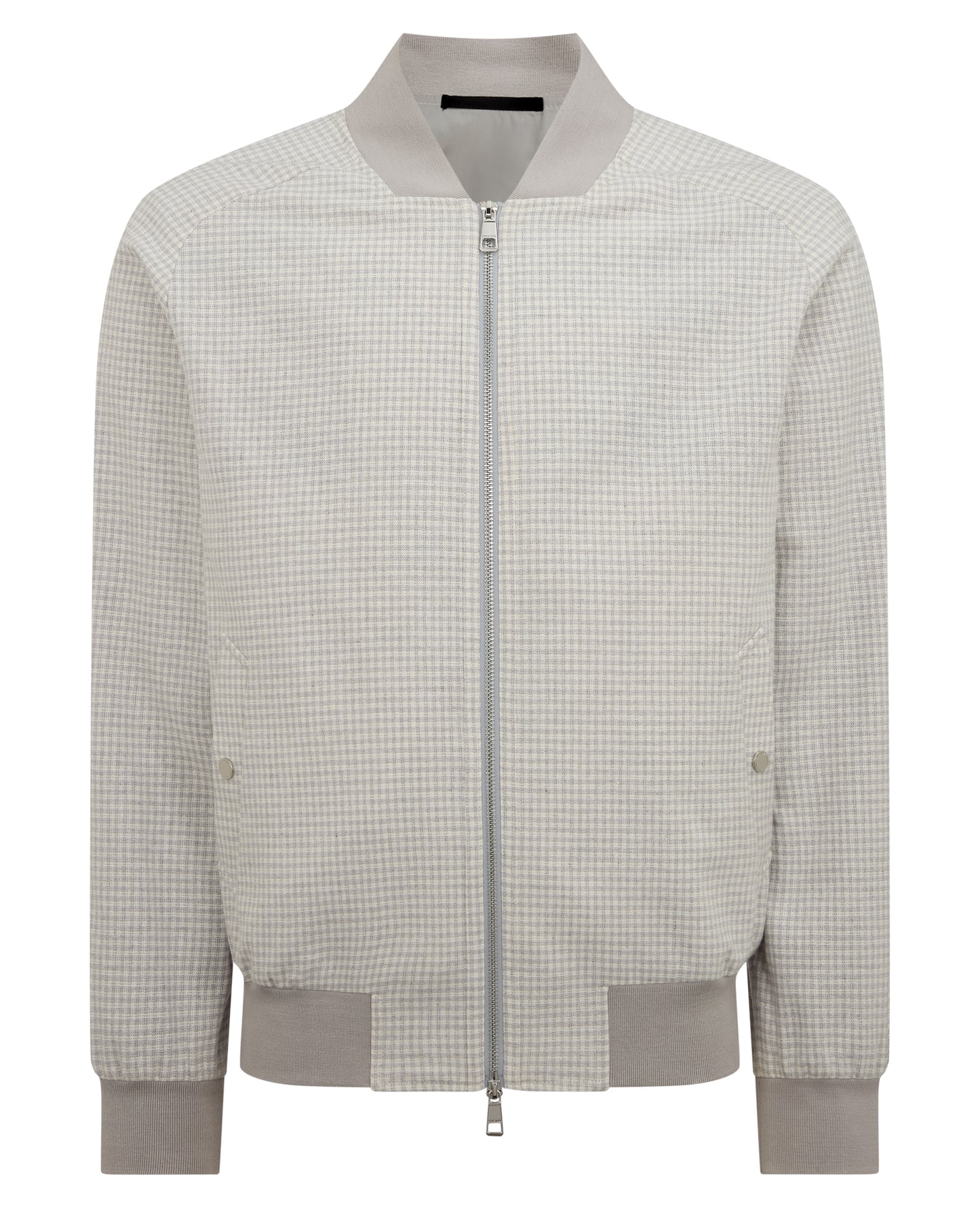 Regular Fit Club Check Bomber Jacket