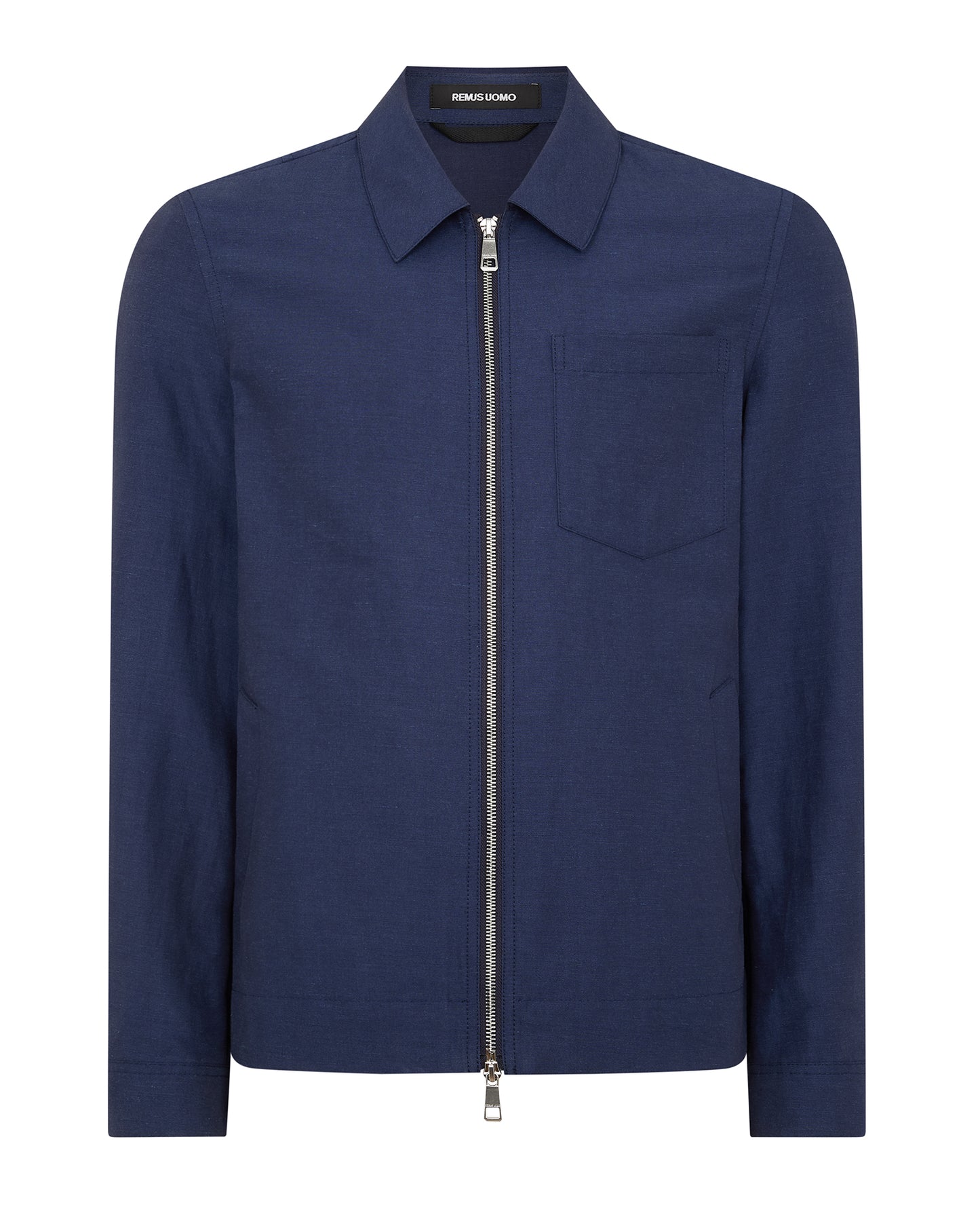 Regular Fit Two-Way Zip Shirt Jacket