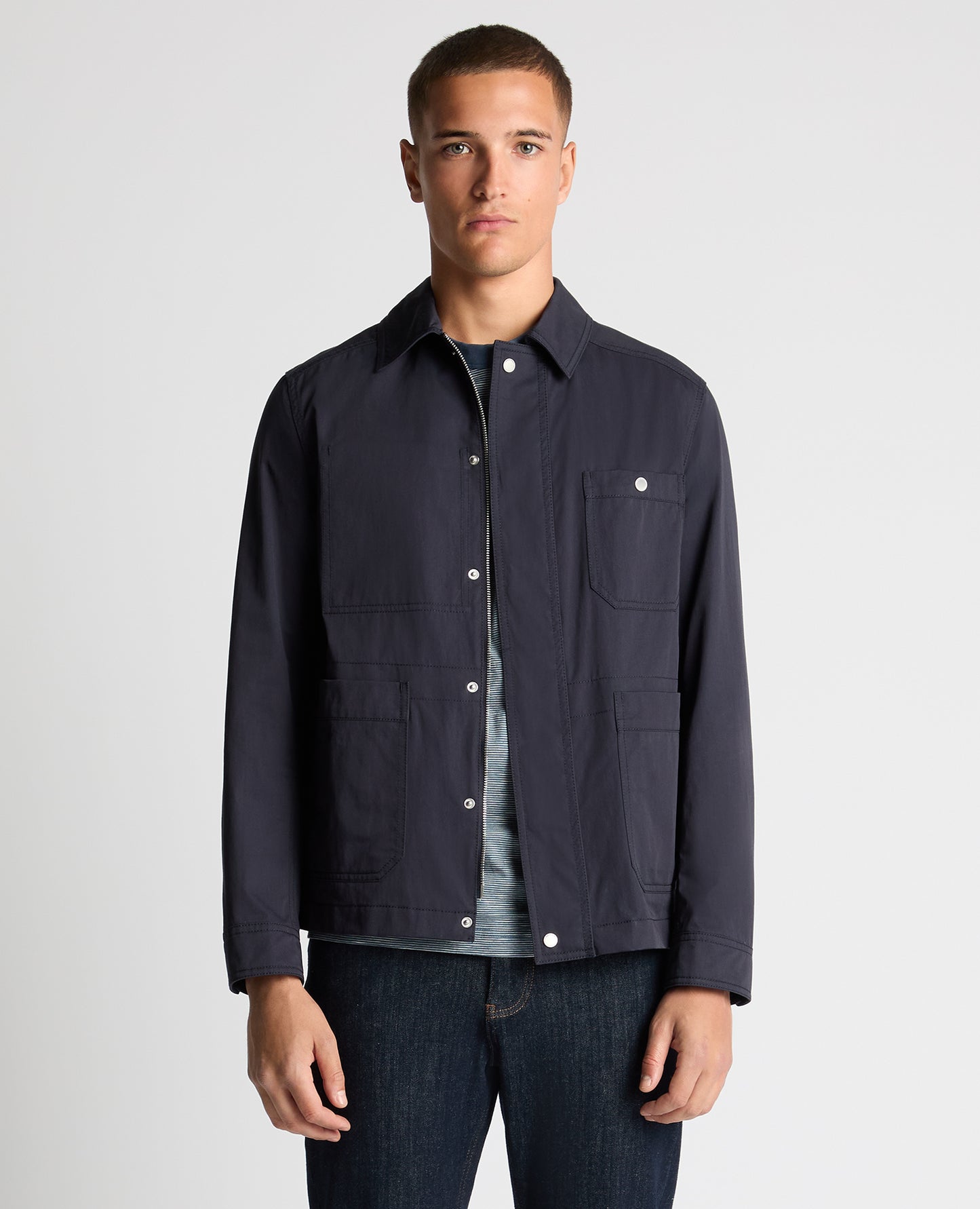 Regular Fit Cotton Twill Chore Jacket