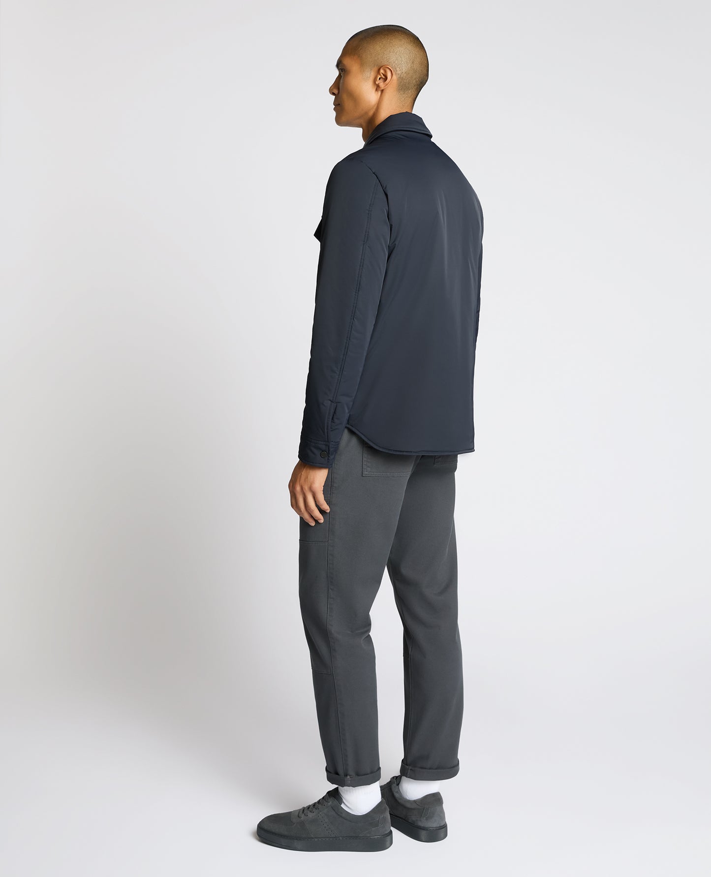 Padded Button-Up Jacket