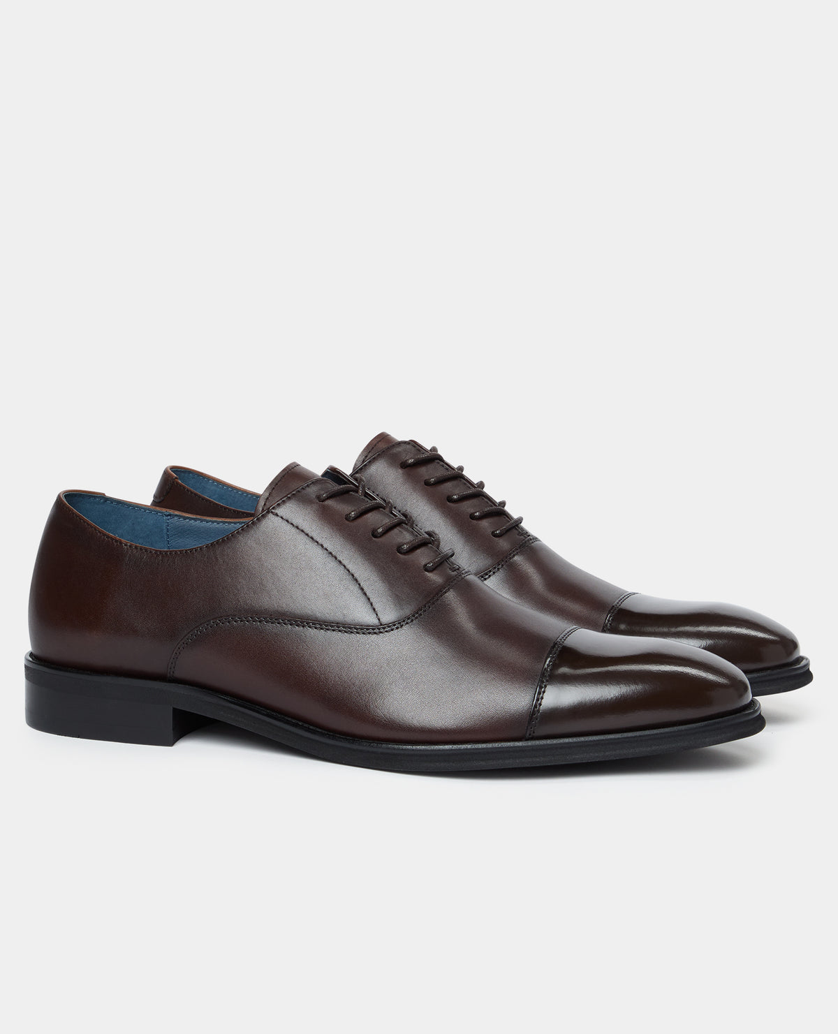 Brown Garda Leather Oxford Shoe