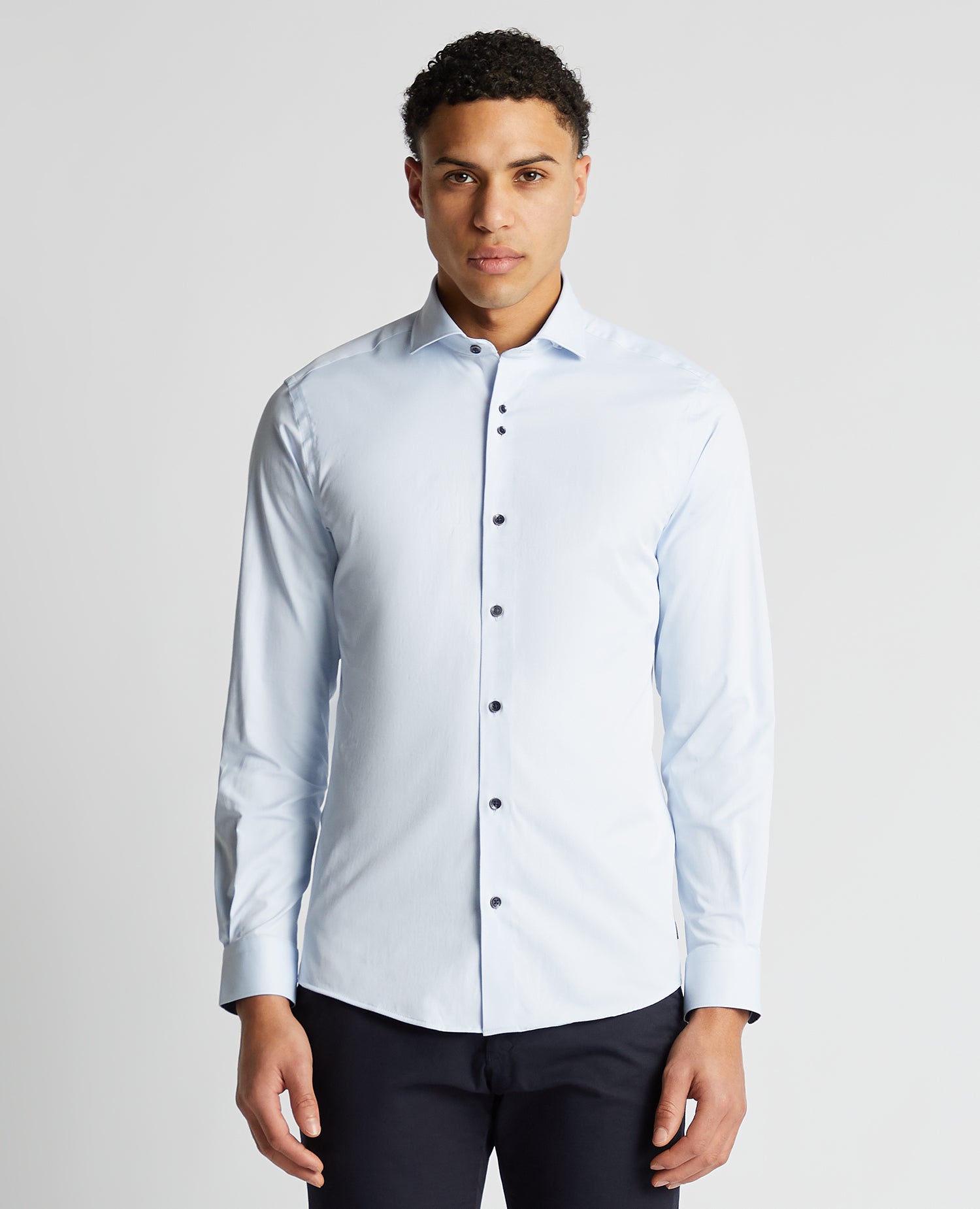 where to find tapered dress shirts Mens you can even turn up the cuffs for an extra pop of personality Tapered Fit Cotton-Blend Stretch Shirt