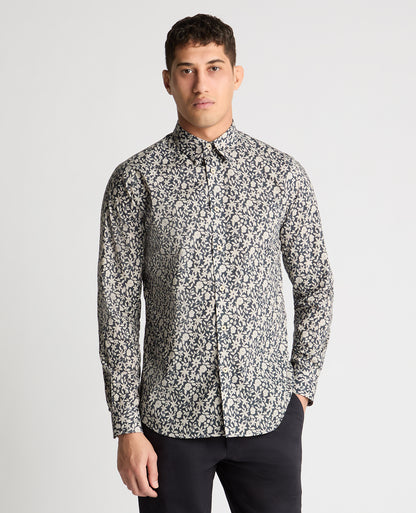 Regular Fit Floral Cotton Shirt