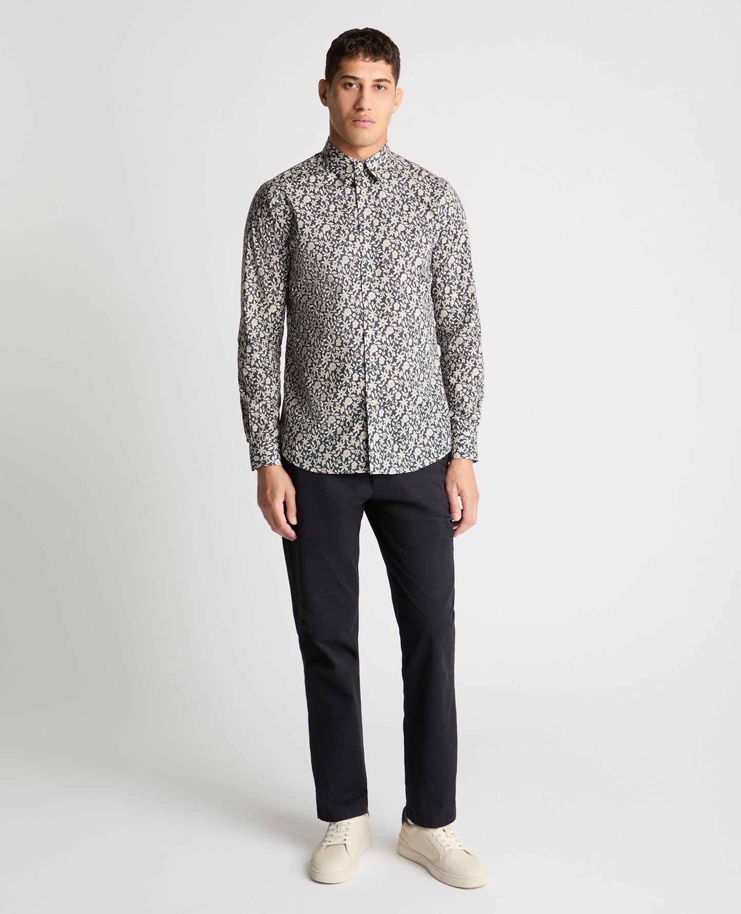 Regular Fit Floral Cotton Shirt