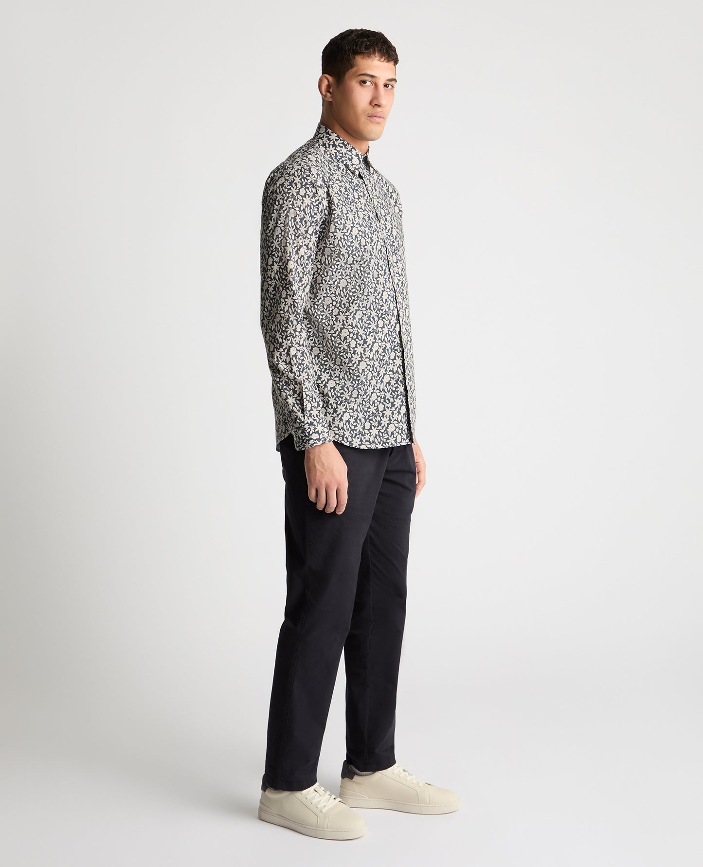 Regular Fit Floral Cotton Shirt