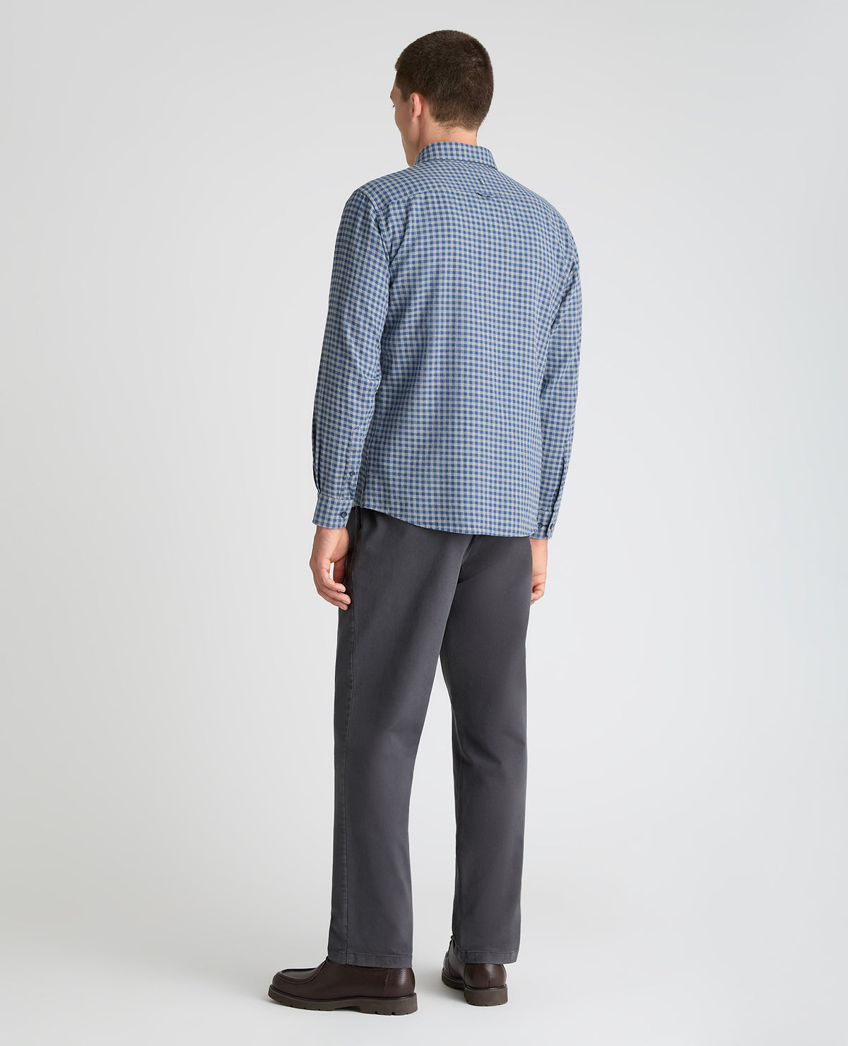 Blue Check Cotton Shirt