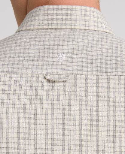 Stone Checked Cotton Blend Shirt