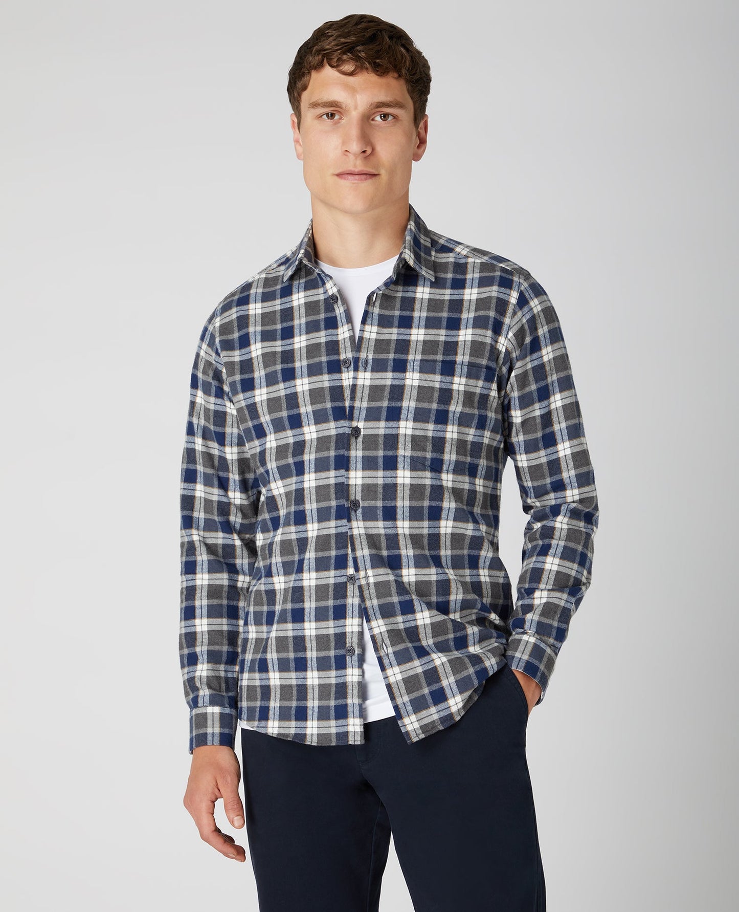 Regular Fit Checked Cotton Shirt