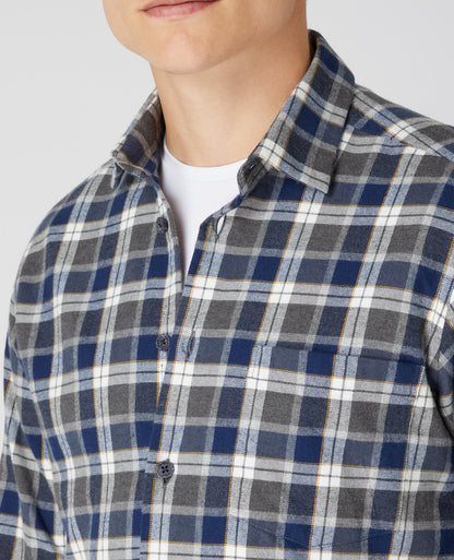 Regular Fit Checked Cotton Shirt