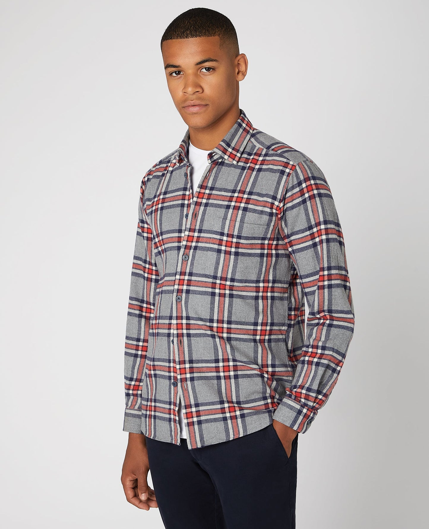 Regular Fit Check Cotton Shirt