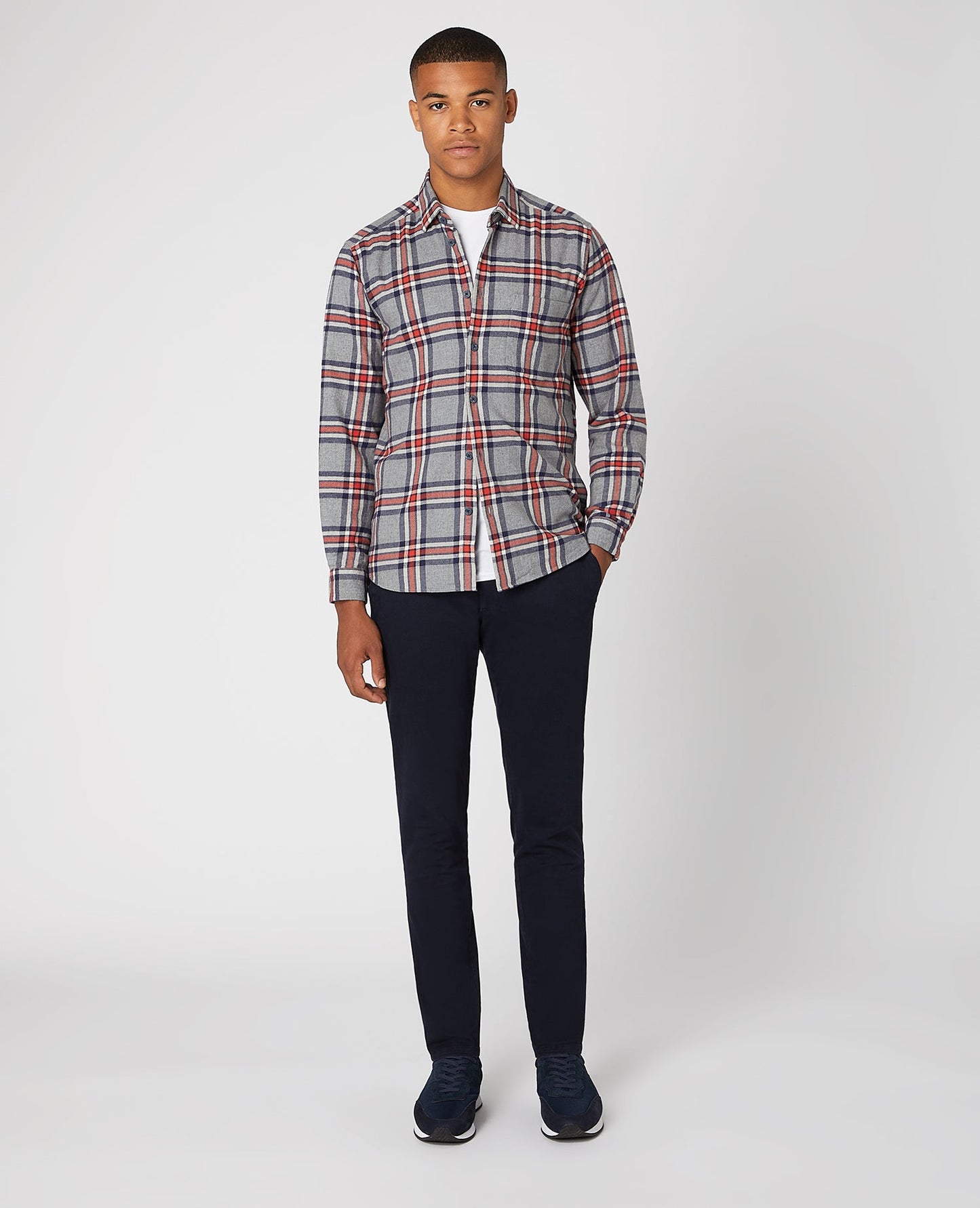 Regular Fit Check Cotton Shirt