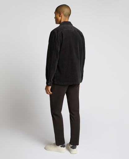 Regular Fit Cord Shacket