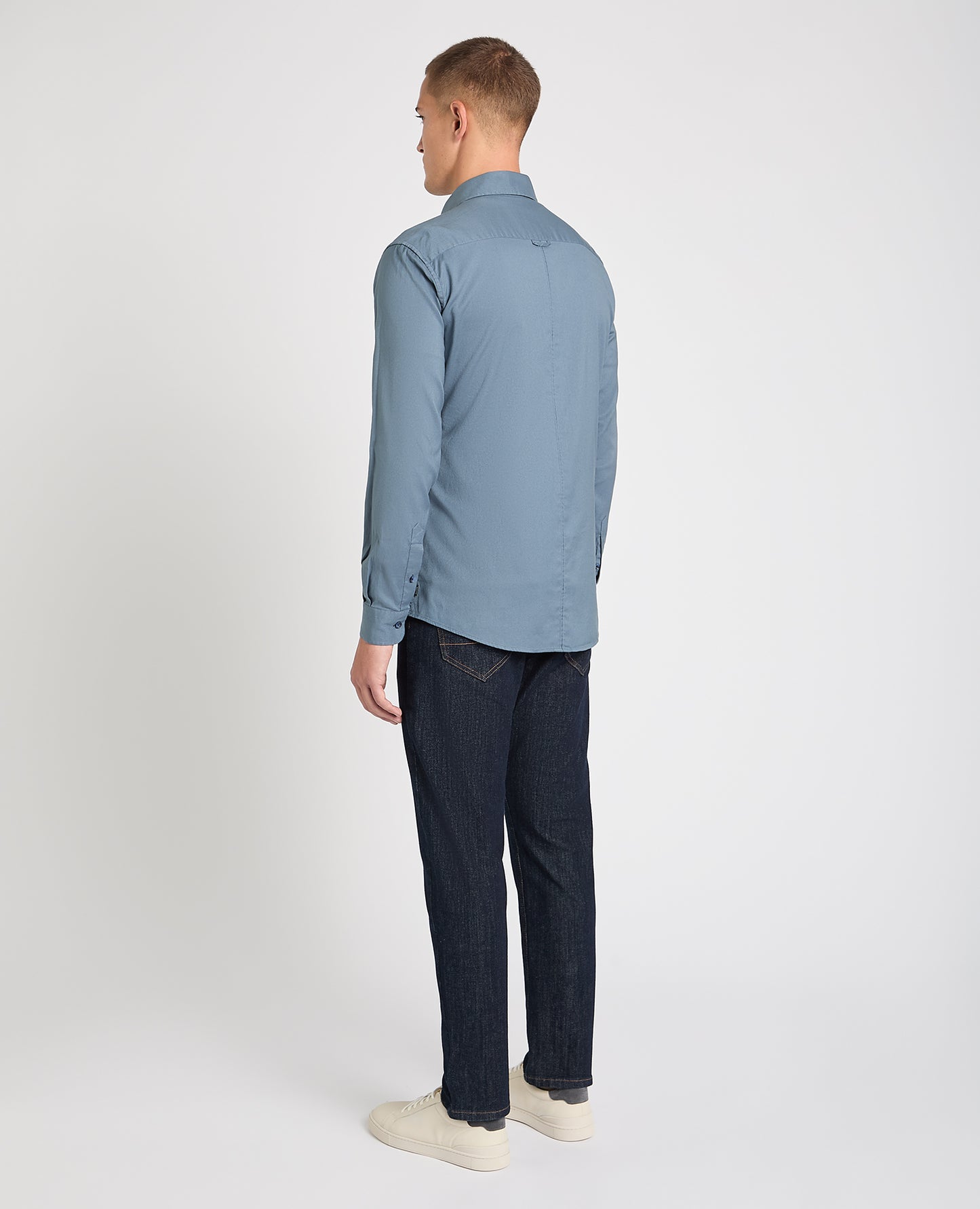 Tapered Fit Oxford Cotton Shirt