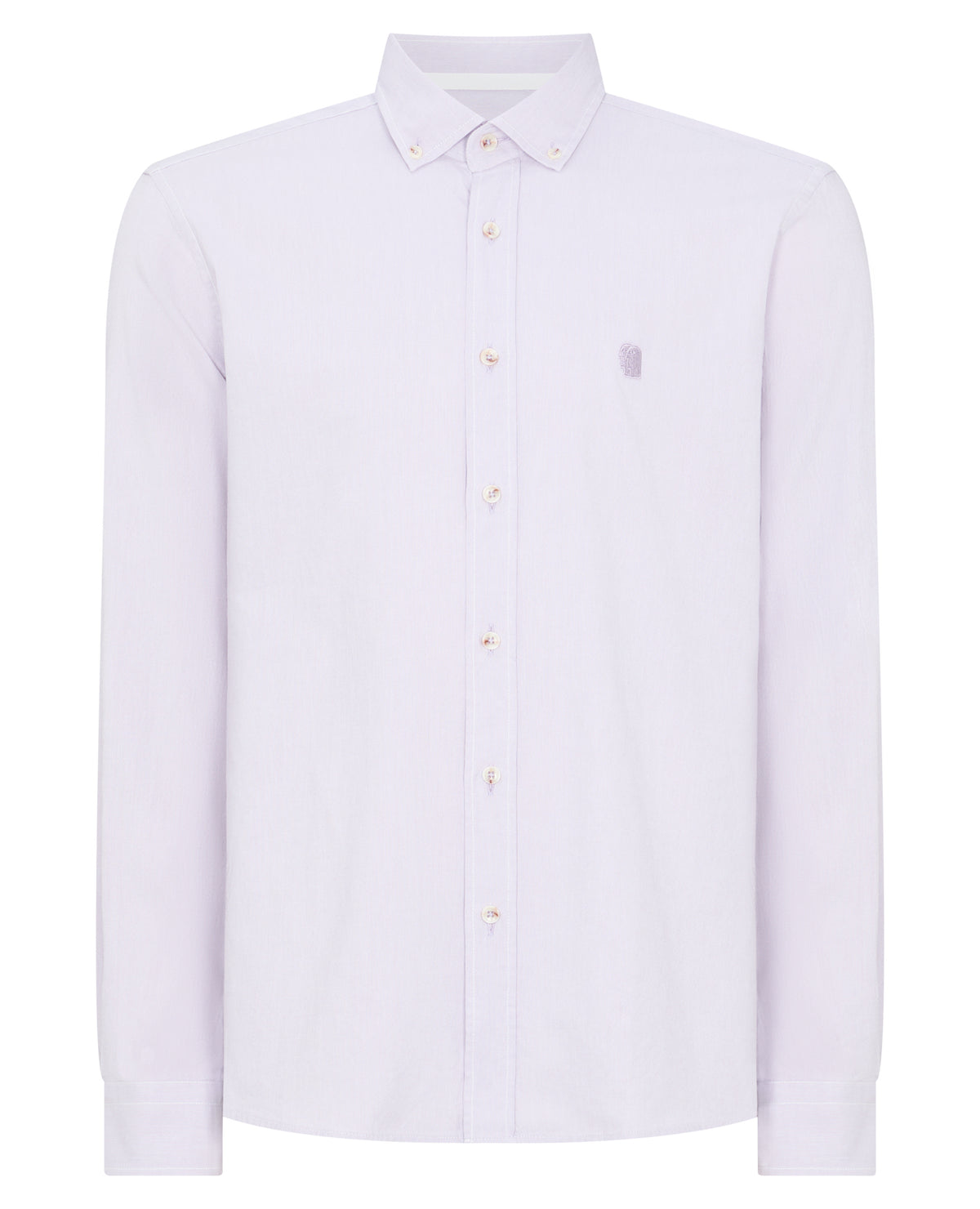 Man wearing a purple  casual shirt