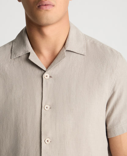 Man wearing a Grey casual shirt