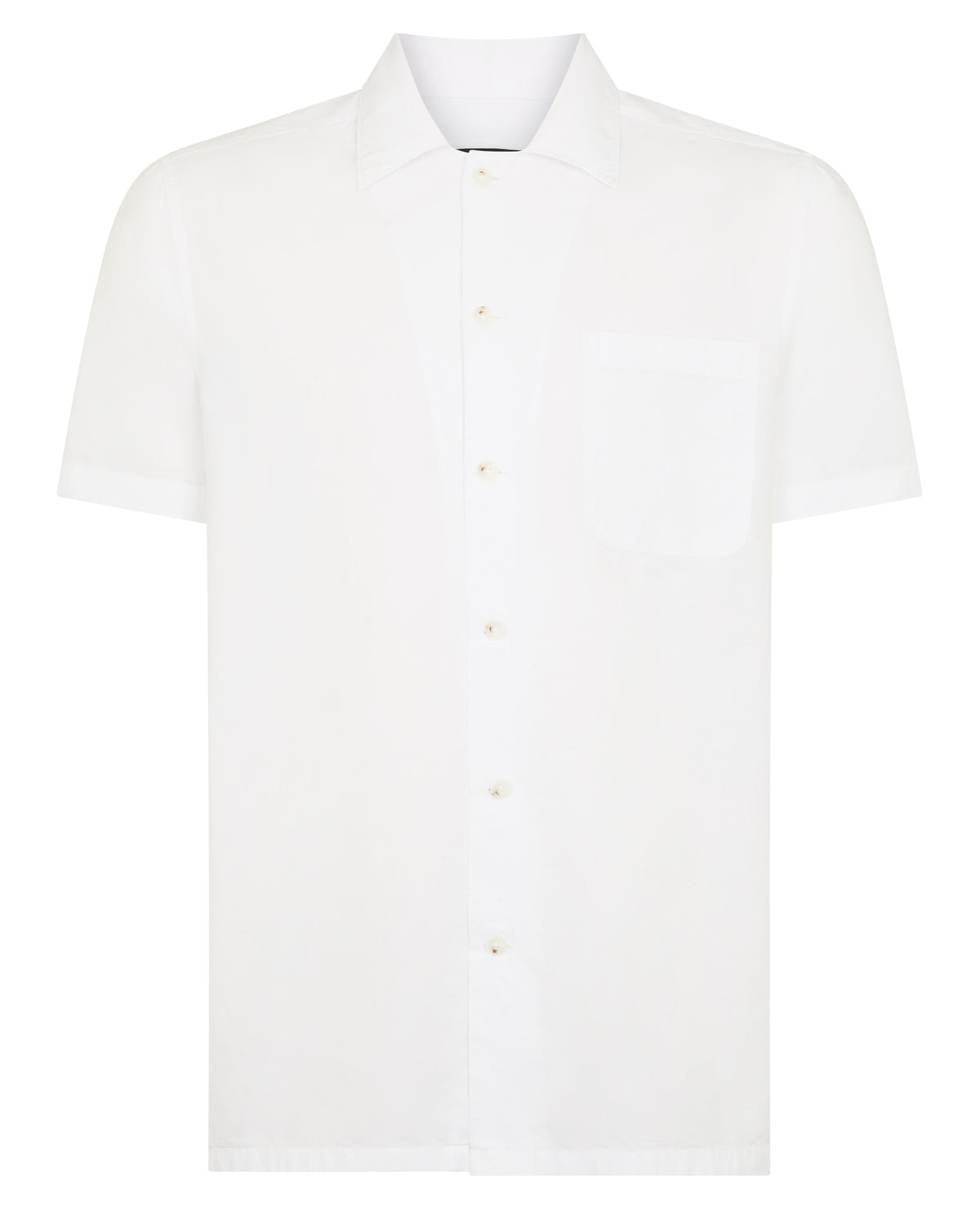 Man wearing a White casual shirt