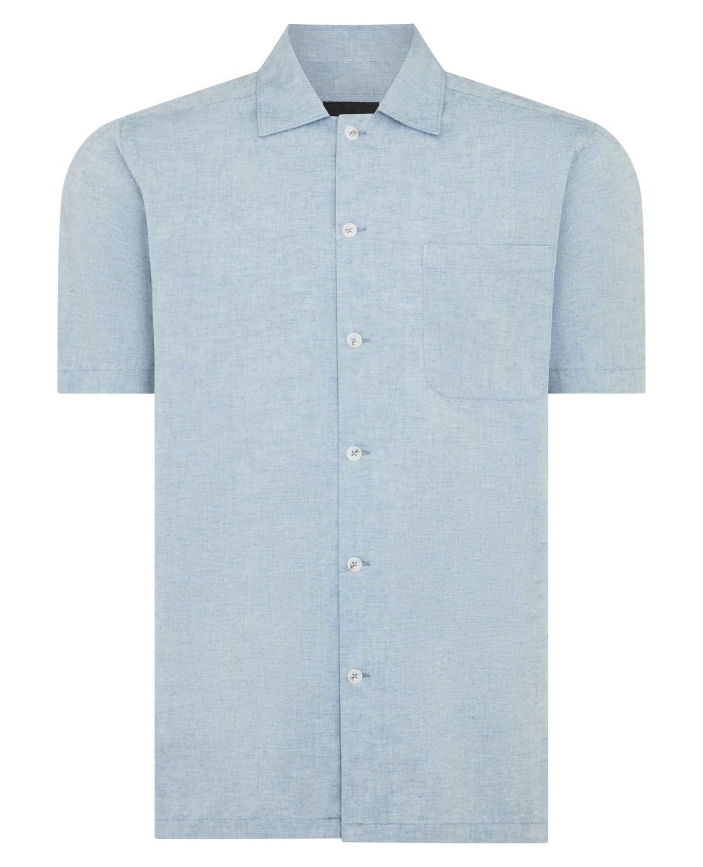 Tapered Fit Cotton Blend Shirt