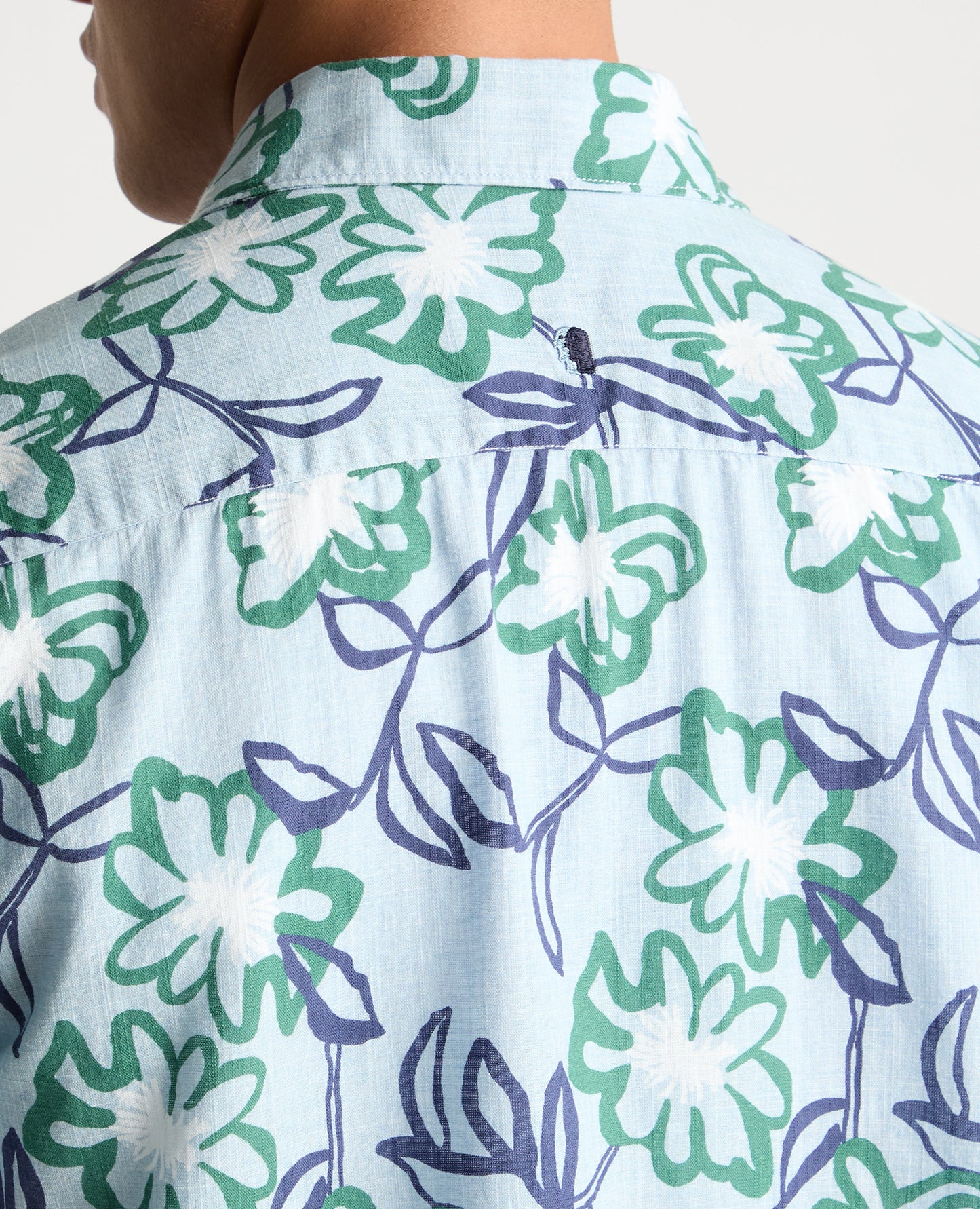 Tapered Fit Floral Patterned Shirt