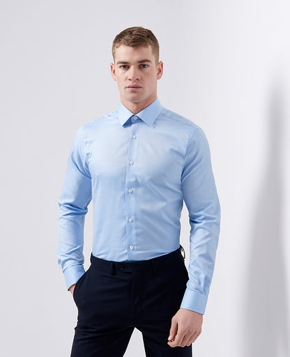 Tapered Fit Oxford Cotton Shirt