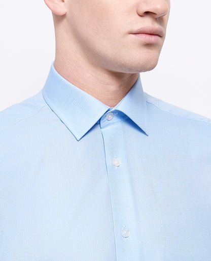 Tapered Fit Oxford Cotton Shirt