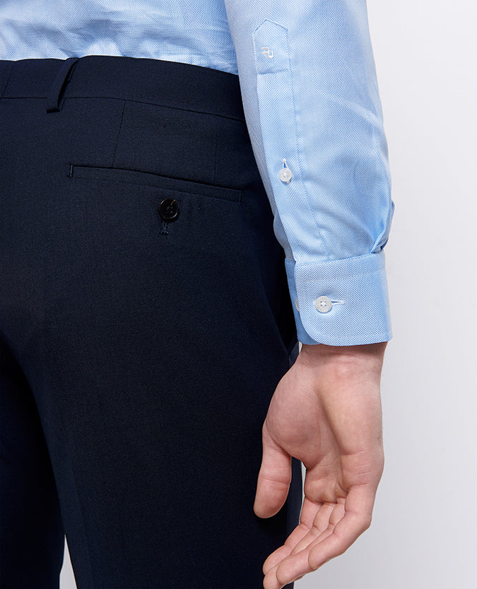 Tapered Fit Oxford Cotton Shirt