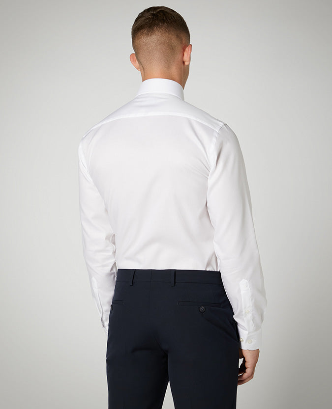 Tapered Fit Cotton Shirt