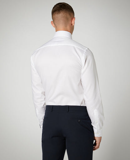 Tapered Fit Cotton Shirt
