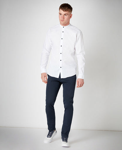 Tapered Fit Cotton Shirt