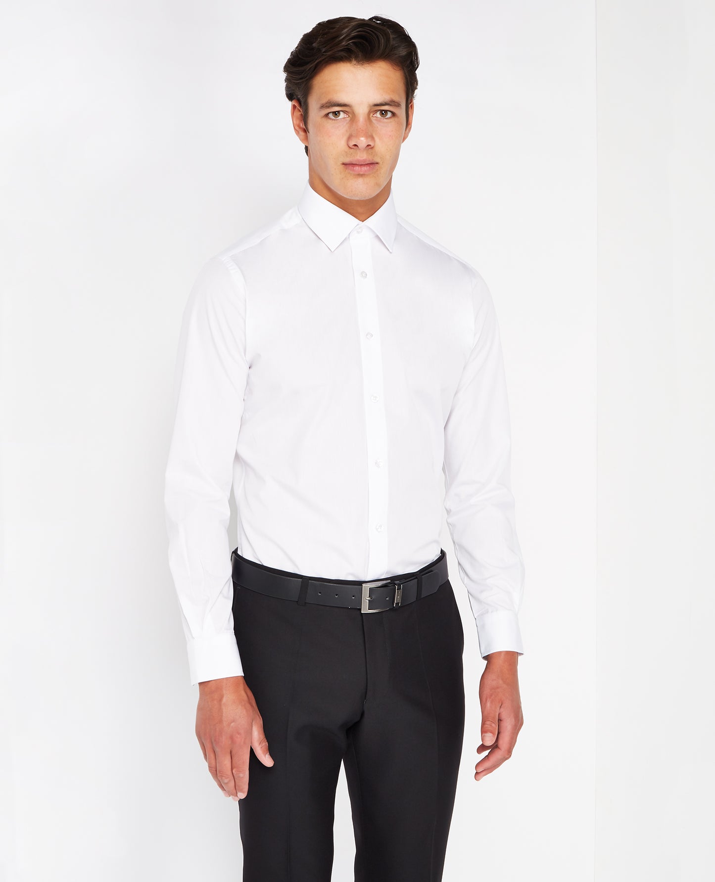 Tapered Fit Cotton-Blend Shirt