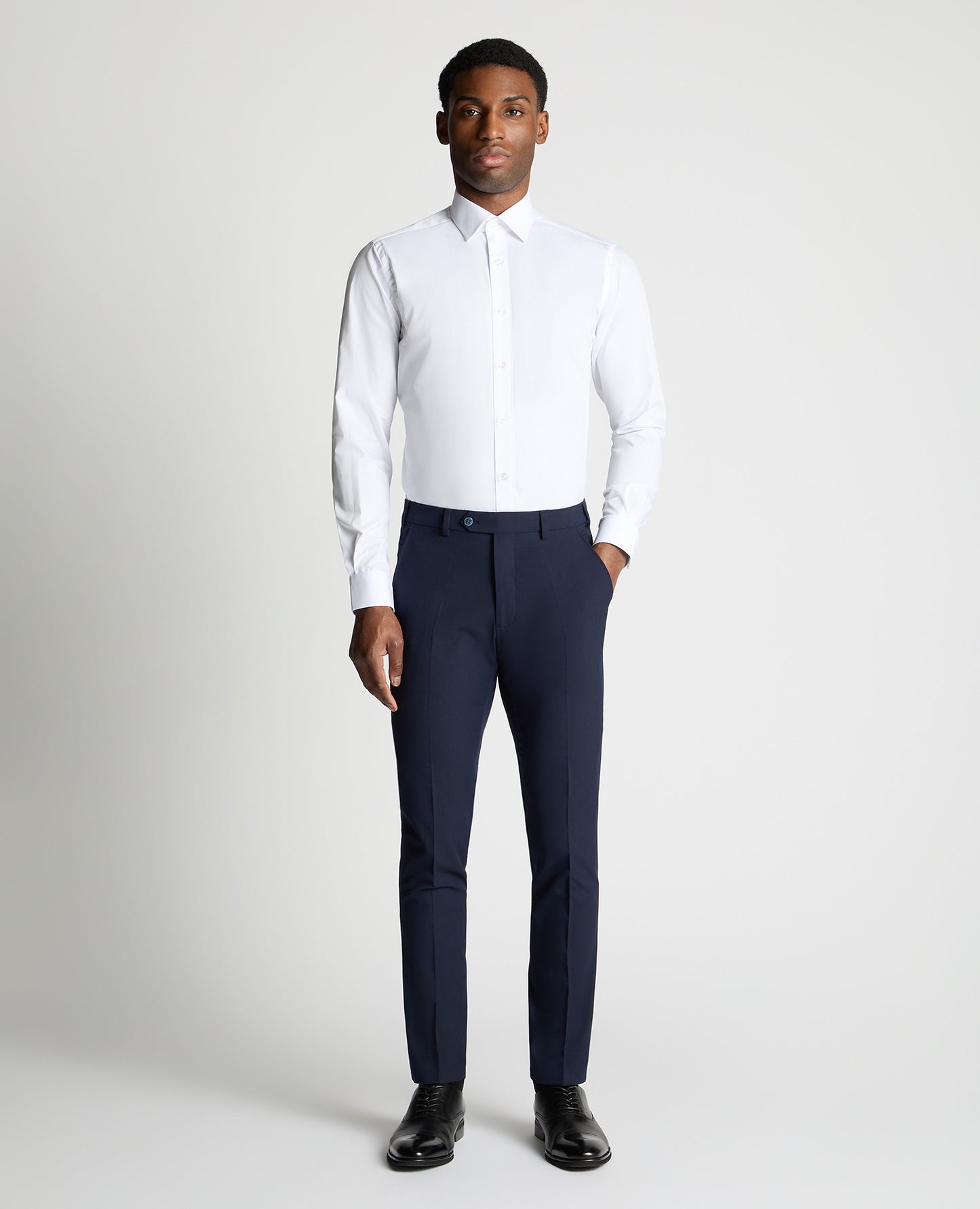 Tapered Fit Placket Front Shirt