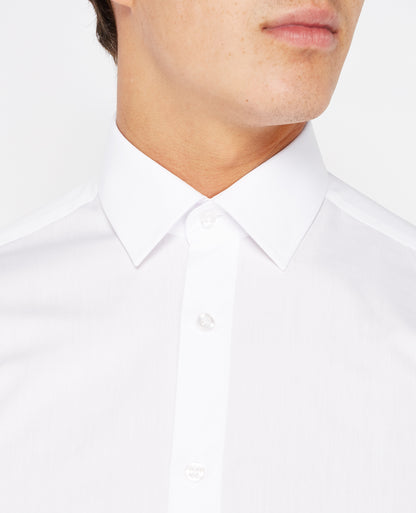Tapered Fit Cotton-Blend Shirt
