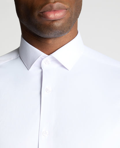 Man wearing a White formal shirt