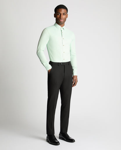 Man wearing a green formal shirt