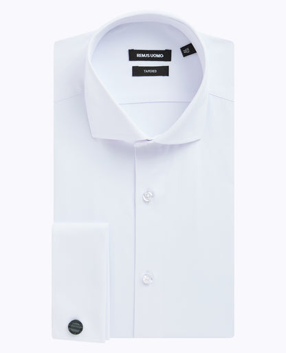 Tapered Fit Cotton-Blend Evening Shirt
