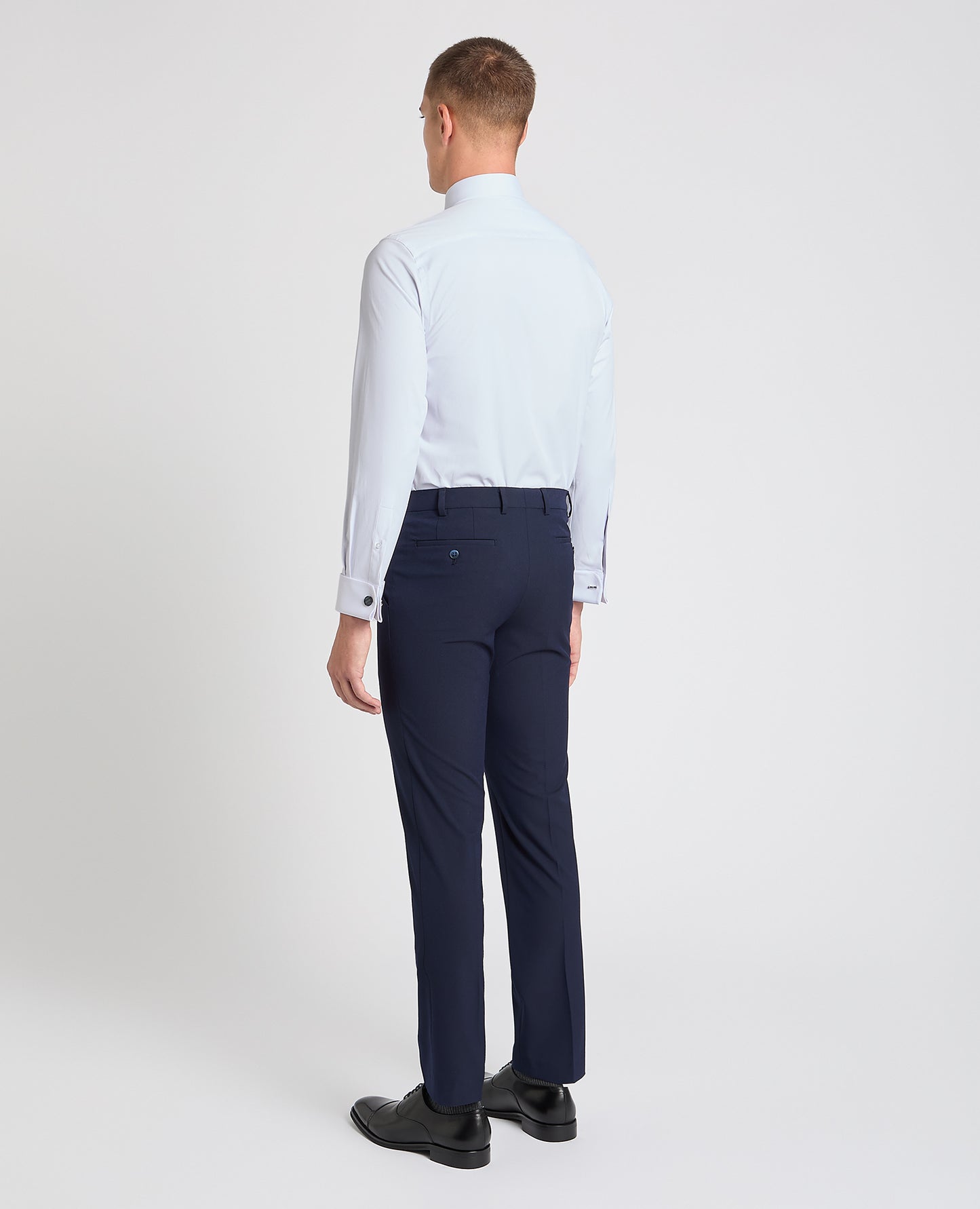 Tapered Fit Cotton-Blend Evening Shirt