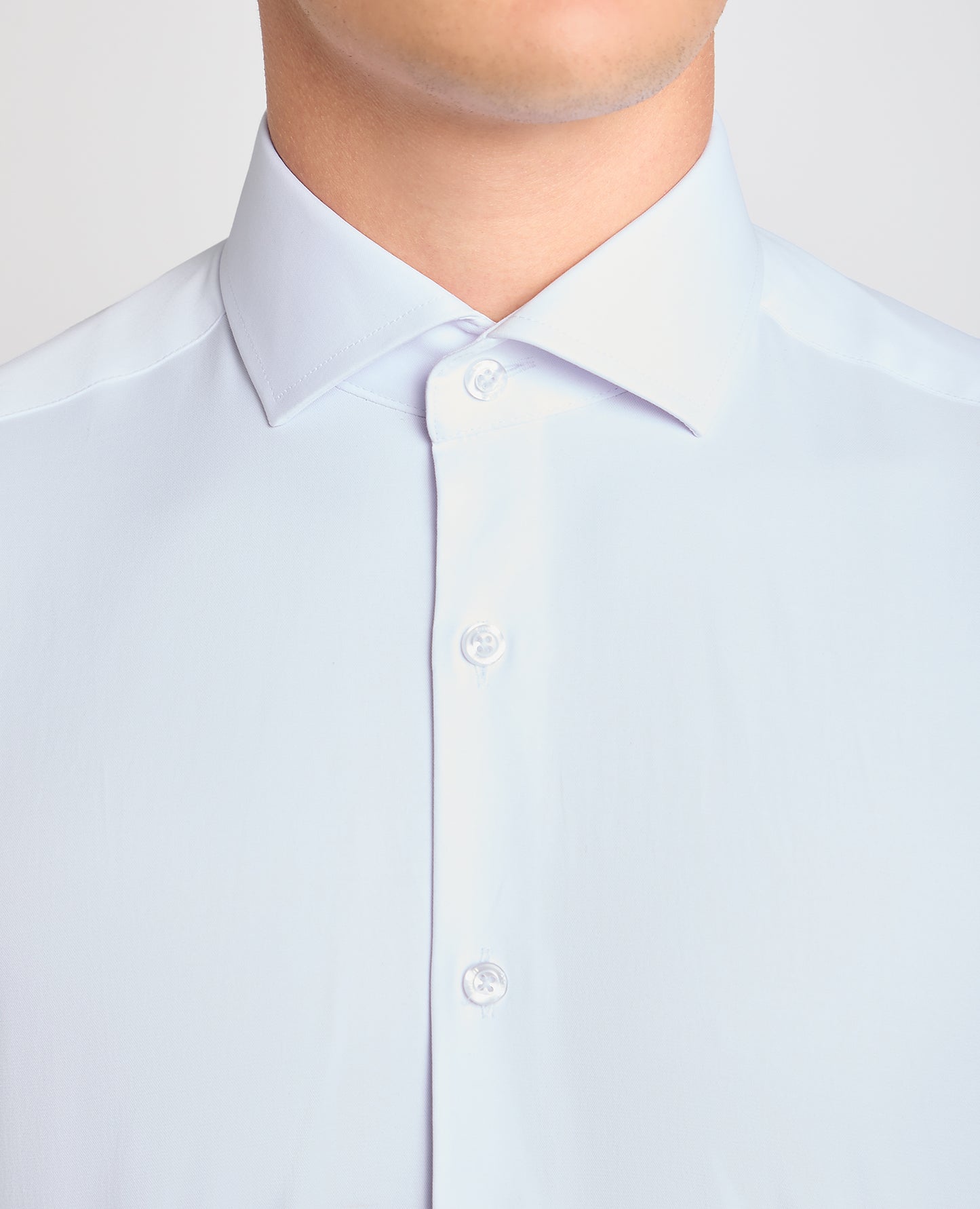 Tapered Fit Cotton-Blend Evening Shirt