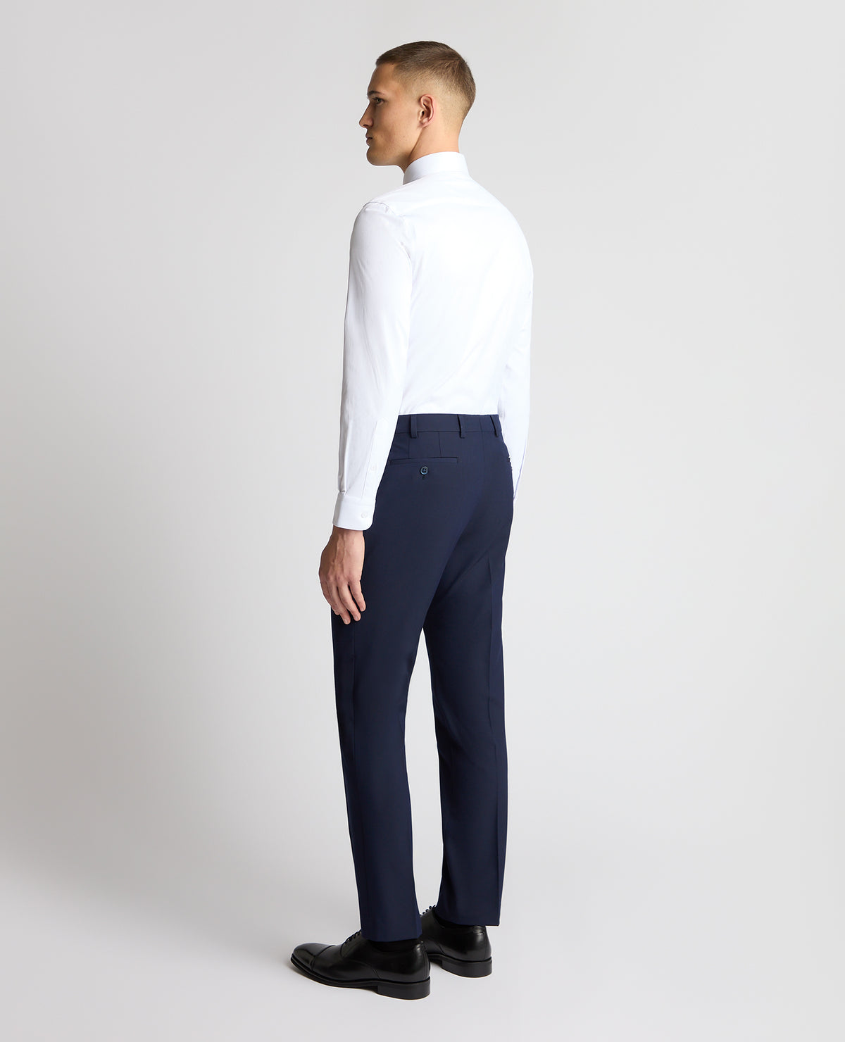 Man wearing a White formal shirt