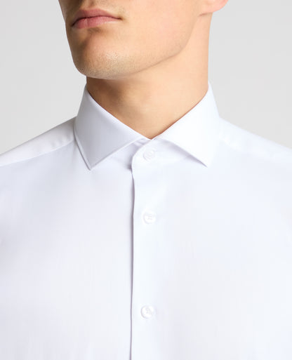 Man wearing a White formal shirt